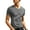 Grey, variant on V-Neck Short Sleeve Solid Color Thin Men T-shirt Summer Ice Silk Trackless T-shirt Streetwear