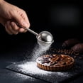 thumbnail image 4 of Flour Duster for Baking, One-Handed Operation, 304 Stainless Steel Powdered Sugar Shaker Duster, Pick Up and Dust Flour Sifter, Gift Package, 4 of 6