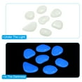 thumbnail image 4 of Uxcell 100Pack Glow Rocks 20-30mm Glow Pebbles Decoration in the Dark Luminous Stones Decor DIY Decorative White, 4 of 7