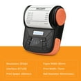 thumbnail image 2 of Carevas Portable 80mm Receipt Printer Wireless BT Thermal Receipt Printer Mobile Bill Printer Compatible with AndroidiOSWindows System ESCPOS Print Command for Small Business Restaurant Retail Store, 2 of 7