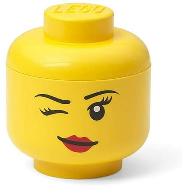 LEGO Mini 4 x 4.5 Inch Plastic Storage Head | Winking