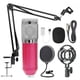 thumbnail image 1 of Singing Studio Kit de grabación Teléfono PC KTV Mic Micrófono de red Soporte de brazo plegable, Rosa plateado Sweethay EL001055-07, 1 of 2