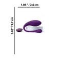 thumbnail image 3 of Wild Pop Vibe Zen Egg G-Spot Vibrator with Remote Control, Purple, 3 of 3