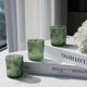 thumbnail image 5 of Juego de 12 portavelas votivas verdes, portavelas de vidrio verde, para mesa de boda, fiesta, portavelas de té, clásico, para otoño, Acción de Gracias, decoración de Navidad, 5 of 18