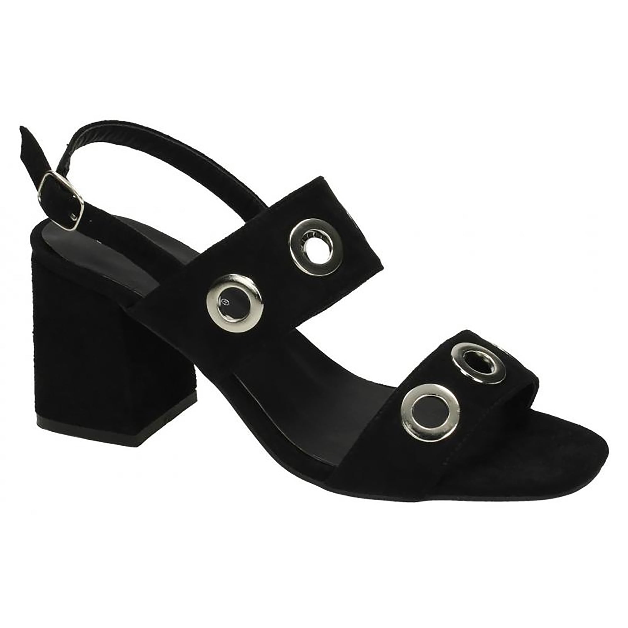 womens black mid heels
