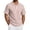 Pink, variant on BRANROY Men's Polo Shirts for Men - Short Sleeve Button Down Casual Golf Tops, Waffle Knit Lightweight Summer Beach Tops,Army Green L