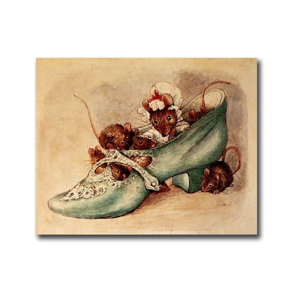 Beatrix Potter Apple Dappley Nursery Rhymes Kids Room Wall Picture 8x10 Art Print