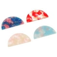 thumbnail image 5 of hengtong 2x4pcs Acetate Acrylic Half Round Pendant for Earring Jewelry Dangle, 5 of 9