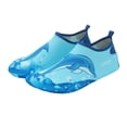 thumbnail image 2 of Gyexs Kids Girls Boys Water Shoes Size 4-4.5 Quick Drying Outdoor Toddlers Socks for Beach Swimming Pool Surfing W02 Light Blue, 2 of 7