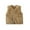 #0017-Khaki, variant on Favoffer Baby Boys Girls Winter Fleece Sleeveless Jackets Toddlers Buttoned Warm Fleece-Lined Vest Coral Solid Color Gilet for Daily Photos Indoor Activities Festivals 1-6Y