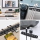 thumbnail image 2 of 2pcs Cable Clips Organizer Cable Management Holder Black Silicone Cable Holder, 2 of 5