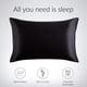 thumbnail image 3 of Funda de almohada de satén para cabello y piel, paquete de 2 - Fundas de almohada de tamaño estándar - Fundas de almohada de satén con cierre de sobre, 3 of 6