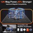 thumbnail image 3 of HCTian pour Google Pixel 9 Pro TG Étui : Compatible avec MagSafe & [HD Screen Protectorx2], Support Rotatif en Métal, Protection Anti-Empreintes Digitales de Qualité Militaire, 3 of 7