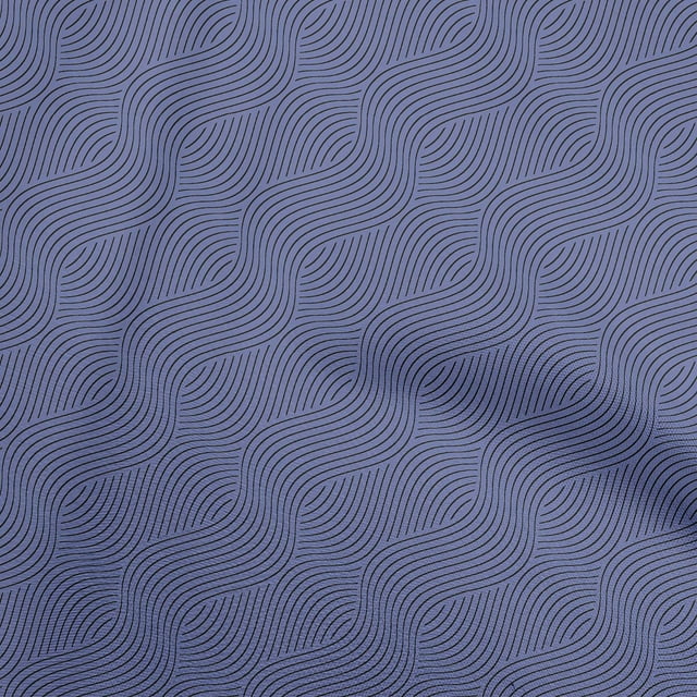 oneOone Viscose Chiffon Medium Purple Fabric Moire Craft Projects Decor Fabric Printed By The Yard 42 Inch Wide