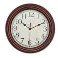 thumbnail image 1 of jifeng 30cm Hanging Clocks Large Arabic Numerals Non Ticking Silent Antique Round Coffee Aureate, 1 of 8