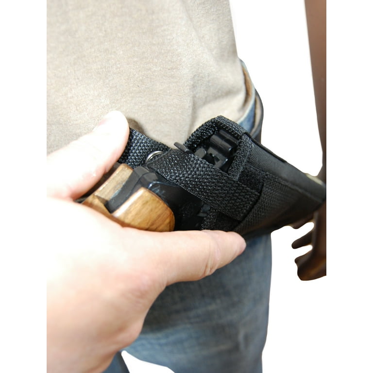 Barsony Left Hand Draw Cross Draw Holster Size 5 for 4 inch Revolvers