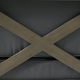 thumbnail image 4 of GDF Studio Caspian Outdoor Acacia Wood Left Facing Chaise Lounge Sofa, Grey Finish + Dark Grey, 4 of 9