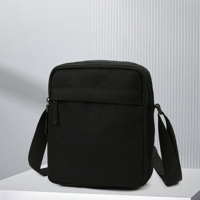Xihbxyly Bolso Bandolera, Elegante Bolso de Diseño Coreano, Cartera Ligera para Exteriores, Amplio Espacio para Lo Esencial, para Uso Diario o Viajes, Accesorio para Hombre Moderno.