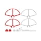 thumbnail image 1 of Protectores de apoyo Advancent Parachoques ABS para DJI Phantom 3 Rojo + Blanco, 1 of 2