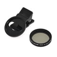 thumbnail image 1 of 37mm Clip-on ND 2-400 Adjustable Neutral Density Phone Camera Lens Filter, 1 of 9