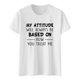 thumbnail image 3 of Gibobby Playera Corte clásico para Mujer Camiseta manga corta con cuello redondo y estampado letras divertidas para mujer(Blanco,M), 3 of 5
