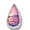 Pink-1, variant on Flamingo Cremation Urns for Human Ashes for Men and Women - Pink Small Urn for Ashes Keepsake Mom - Teardrop Memorial Urn for Human Ash - Keepsake Urns for Dad 3 Inch