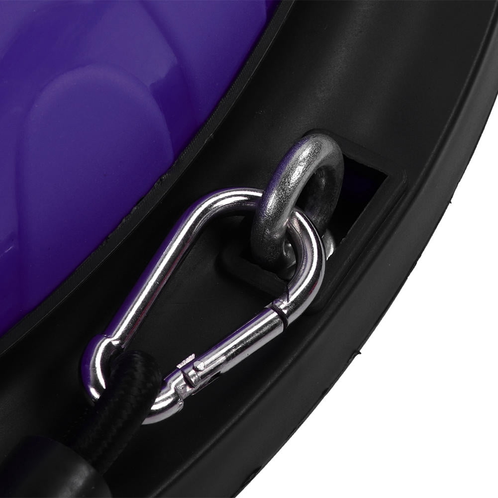 LAZIOEGR 19.7" Explosion‑Proof Balancing Half Ball Trainer – Purple, 6‑Foot Antislip Base, Multi‑Purpose Yoga, Pilates & Strength Workout Equipment