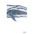 thumbnail image 2 of Fay, Mela 21x32 Gold Ornate Wood Framed with Double Matting Museum Art Print Titled - Whale II, 2 of 4