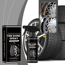 Tire Shine Spray Car Tire Dressing Tire Wet Tire Brightener Tyre Coating Shine for Tires with Applicator Pad High Gloss for Vehicles,Trucks,Rvs,Motorcycles,Bikes,120ml