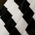 thumbnail image 3 of Ntbay Soft Flannel Throw Blanket Twin Size, Warm Lightweight Bed Blanket with Black and White Striped Printed, 68" x 90", 3 of 5