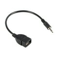thumbnail image 1 of Adaptador de cable auxiliar auxiliar de 3,5 mm A USB, conector auxiliar de audio macho de 3,5 mm cable de la sola, 1 of 7