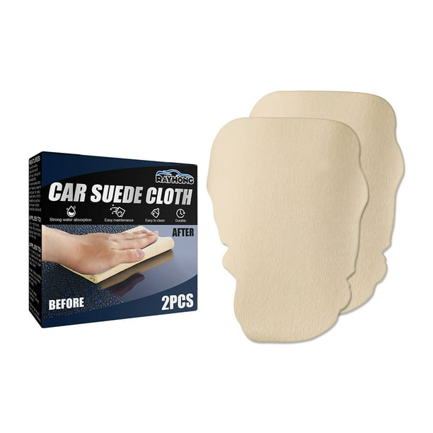 Sidaley Paquete de 2 paños de limpieza para coche, toalla de secado absorbente de cuero, trapo de de baño portátil para detalles, paño de Vehículos, repuestos y accesorios Mis Sidaley VI015812-00B