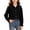 Black, variant on Ltctricy Unisex Kids Button Down Shirts Collared Dressy Blouses Toddler Long Sleeve Tops for Boys and Girls(Yellow,13 Years)