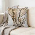 thumbnail image 6 of Throw Pillow Covers, Cute Quadruped Patterns Cushion Cover Soft Throw Pillowcase Removable And Washable Pillowcase For Sofa And Chair Ideal Choice For Summer Sofa And Bedroom Decor, 6 of 6