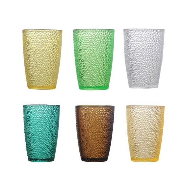 Acrylic Wine Glasses Stemless Shatterproof Whiskey Cocktail and Fruit