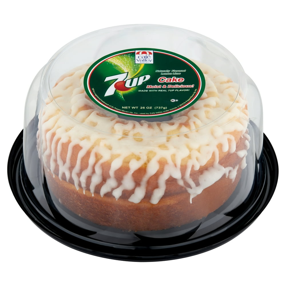 Café Valley Bakery 7UP Naturally Flavored Lemon Lime Cake, 26 oz