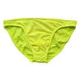 thumbnail image 4 of Men's Swimming Trunks, Swimming Trunks for Men, Men's Sexy Briefs Low-Rise Bikini Beach Briefs Solid Color Swimming Trunks, 4 of 7