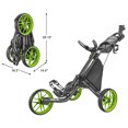 thumbnail image 2 of CaddyTek CaddyLite EZ Fold V8 Panier Poussoir -Vert, 2 of 7