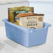 ECR4Kids Scoop Front Plastic Storage Bins, Multipurpose Organization, Earthtone, 25-Piece