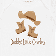 thumbnail image 4 of Inktastic Daddy's Little Cowboy Boys Baby Bodysuit, 4 of 5