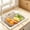 Silver #M, variant on Expandable Over The Sink Colander Stainless Steel Flexible Kitchen Strainer Basket for Washing Produce Botanical and Draining Pasta