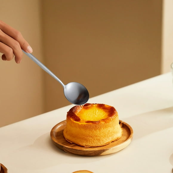 Stainless Steel Coffee Spoon | Long-Handled Tea Stirring Spoon with Decorative Tree Branch Design | Durable Ergonomic Grip | Dishwasher Safe | Ideal for Iced Tea, Coffee, Desserts, Soups
