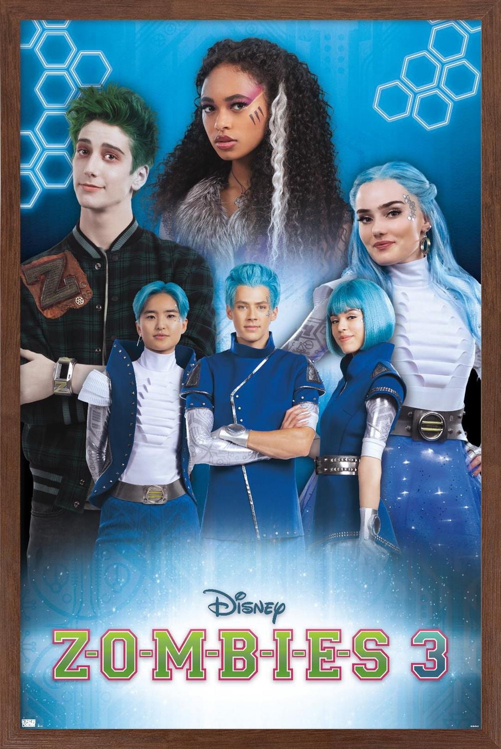 Disney Zombies 3 - Group Wall Poster with Pushpins