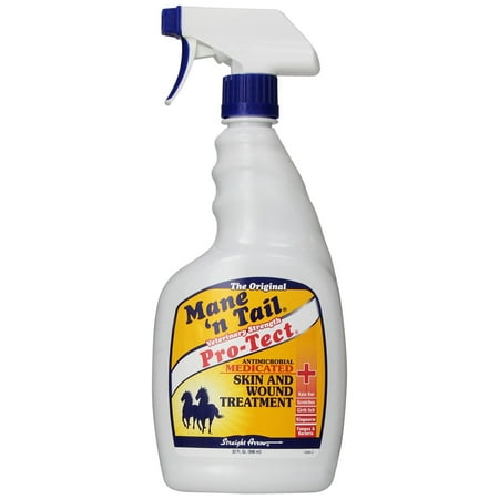 Mane 'n Tail Pro-Tect Skin & Wound Treatment 32 Fl Oz Spray Bottle