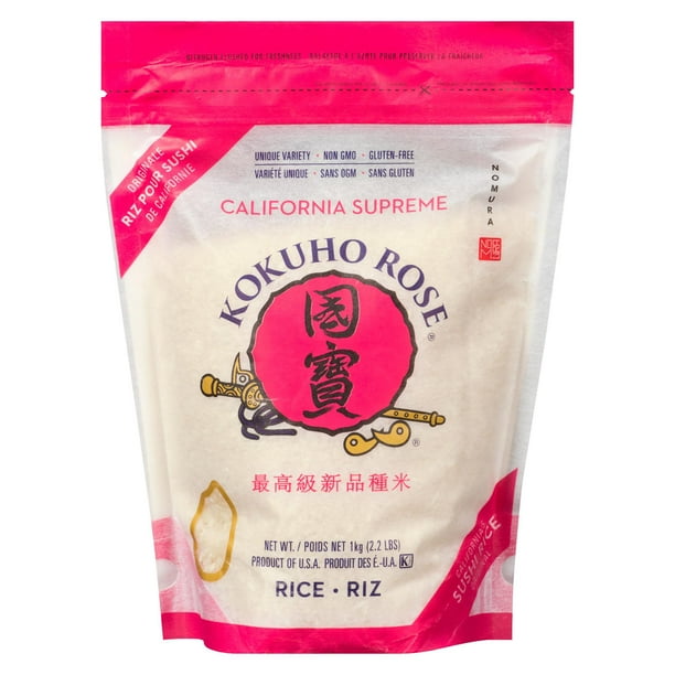 Kokuho Rose Extra Fancy Premium Sushi Rice, 1kg - Walmart.ca