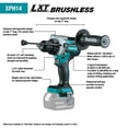 thumbnail image 3 of Kit combinado Makita XT288T LXT® de 18 V, iones de litio, sin escobillas, 5 Ah, 3 of 9