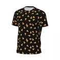 thumbnail image 5 of T Shirt For Men Running T-Shirt For Man Candy Corn Print Fashion Cute Halloween Summer Tees O Neck B, 5 of 7