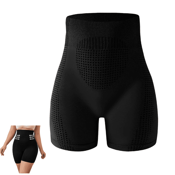 Shapewear Tummy Control for Women Thigh Slimmer Seamless Underwear High Waisted Body Shaper Shorts Under Dress,Black XL