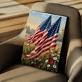 thumbnail image 7 of American Flag Canvas Wall Art, 4th of July Independence Day Canvas Print, Summer Wall Decor with US Flag, Patriotic Stencils Style Flag Picture, July 4th Wall Art for Home Office, 7 of 7