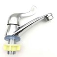 thumbnail image 1 of Elegant Kitchen Sink Accessories, Chrome Surface Faucet Enhances Your Bathroom Basin Experience, Single Cold Faucet For Durable, Rust-Free, 1 of 5